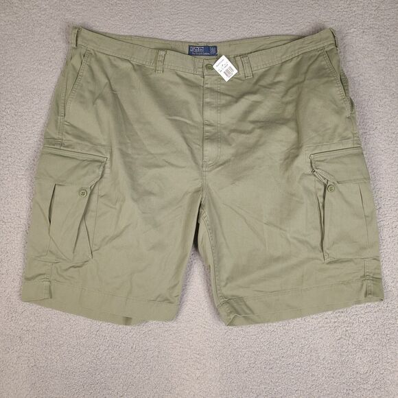 Vintage Polo Ralph Lauren Cargo Shorts‎ Mens Size 51 Green Classic 67 Chino - Picture 1 of 16